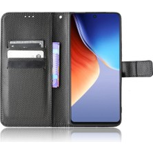 Mays Shop Tecno Camon 19 Kickstand Manyetik Cüzdan Kapak Kart Tutucu Için Kılıf (Yurt Dışından)