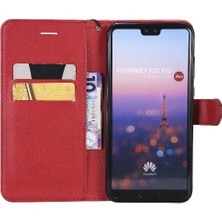 Mays Shop Huawei P20 Pro Için Flip Case Yüksek Kalite Deri Iş Cüzdan Telefon (Yurt Dışından)