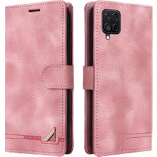 Mays Shop Samsung Galaxy A22 4g Deri Kılıf Için Flip Case Basit Iş Çevirme (Yurt Dışından)