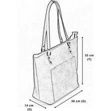 Meskanto Tote  Kadın Alışveriş Kol ve Omuz Çantası
