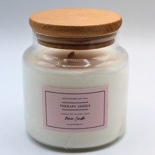 Pamir Candles Therapy American Vanilla Kokulu Mum-Aromaterapi-Bambu KAPAK-600ML