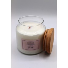 Pamir Candles Therapy American Vanilla Kokulu Mum-Aromaterapi-Bambu KAPAK-600ML