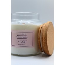 Pamir Candles Therapy American Vanilla Kokulu Mum-Aromaterapi-Bambu KAPAK-600ML