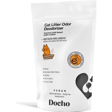 Docho Kedi Kumu Koku Giderici Aktif Karbon 400 gr ve Koku ve Leke Çıkarıcı Enzimatik Sprey 500 ml Seti