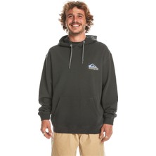 Quiksilver Apog Heritage Hoodie Erkek Yeşil Sweatshirt