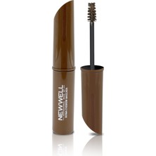 New Well Derma Eyebrow Mascara Medium Brown  Kaş Maskarası Orta Kahve