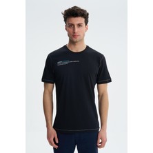 Ar-ma Erkek Bisiklet Yaka Tişört Yazi Baskili Regular Fit Penye Süprem Y27344407401