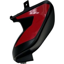 Moto Express Bajaj Dominar D250 2020-2024 Sol Ön Siperlik Far Yanı Kafa Grenajı Kırmızı A