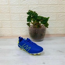 Jump 28843 Saks Mavi Krampon Çim Saha Çocuk Futbol Ayakkabı