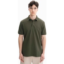 Ar-ma Erkek Polo Yaka Tişört Baskisiz Basic Regular Fit Çift Toplama Penye Pike Y27374352601