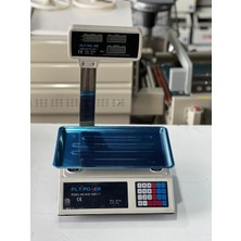 Marydien Plt Power Market Kasap Manav Terazisi 40 kg - 2 gr Boyunlu Çift Ekran Akülü Terazi