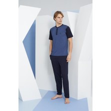 Kly 2115 Midi Yaka Pijama Takım