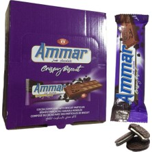 Ammar Bisküvi Parçacıklı Kakaolu Ammar Çikolata 24 Adet x 50 gr