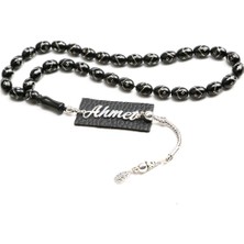 Kalemhane Babalar Günü Hediyesi Isme Özel Oltu Tesbih Ahşap Kutu