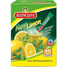 Altıncezve Nane Limon Aromalı Tek Içimlik Içecek Tozu 40 x 1.5 gr