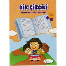 Glanart Standart Dik Çizgili Güzel Yazı Defteri 1.cni Sınıflar Için 4 Adet Orta Boy 32 Sayfa