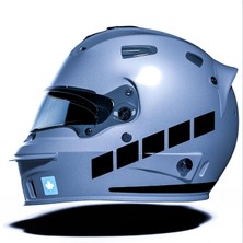 Sticker Usta Motosiklet Kask Reflektif Folyo Sticker 00010