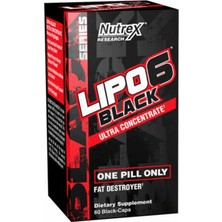 Nutrex Lıpo-6 Black  Ultra Concentrate  60 Black-Capsul  Yohımbıne Içerikli Usa