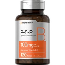 Horbaach Horbäach P-5-P Activated Vitamin B6 100MG | 120 Tablets | Vegetarian Supplement  Non-Gmo  Gluten Free | Pyridoxal 5 Phosphate | Coenzyme B6 made In Usa