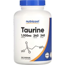 Nutricost  Taurine  1 000 Mg  240 Capsules