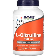 Now Foods  L-Citrulline  750 Mg  180 Veg Capsules  Usa Version