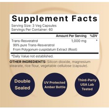 Naturebell Resveratrol 1000MG  180 Veggie Capsules  99% Pure Trans-Resveratrol 3542