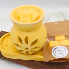 Pamir Candles Aromaterapi Buhurdanlık-Tabak-Koku Tableti Seti (6 Renk)