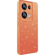 FUJİMAX Xiaomi Redmi Note 13 Pro 4g Kılıf Kamera Korumalı Simli Lüks Silikon Koton Kapak