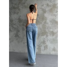 Supplierby Palazzo Jeans Pantalon - Mavi