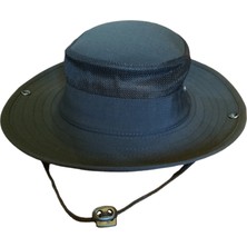 Avcı Market Yazlık Fötr Şapka Siyah Fileli