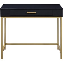 Püff Konsept Siyah Basic Çalışma Masa 90 cm