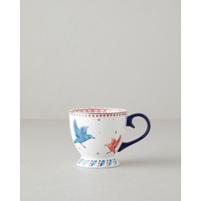 English Home Carnaval Birds New Bone China Kupa Mavi