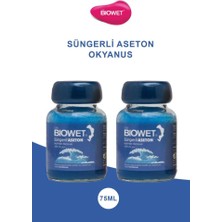 Biowet Süngerli Okyanus Kokulu Aseton 75ml X2