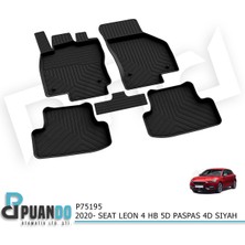 Puando Araca Özel 2020+ Seat Leon 4 Hb 5kp Paspas 4d Sıyah

