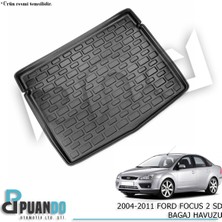 Puando Araca Özel 2004-2011 Ford Focus 2 Sedan Bagaj Havuzu