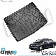Puando Araca Özel 2006-2011 Honda Cıvıc Sedan Bagaj Havuzu
