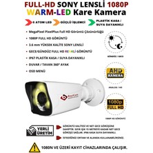 BayiCam 4 Kameralı Gece Renkli Warm-Led Kamera Seti HDD Yok -4K0D