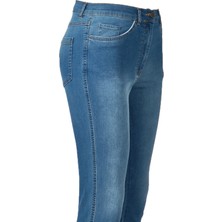 Seleste Slim Fit Dar Paça Normal Bel Lacivert Kadın Pantolon 24Y250