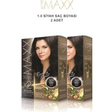 Maxx Deluxe Saç Boyası 1.0 Siyah X2