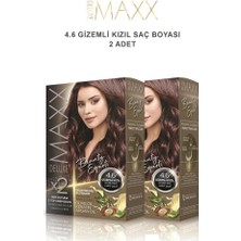 Maxx Deluxe Saç Boyası 4.6 Gizemli Kızıl  X2