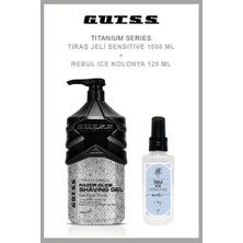 Gutss Sensitive Hassas Ciltler Için Tıraş Jeli-Rebul Ice Tıraş Sonrası Kolonya Seti