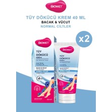 Biowet Tüy Dökücü Krem Tüm Ciltler 40ml X2