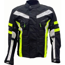 Lbc Efe Kışlık Motosiklet Montu (Sarı-Siyah)