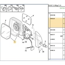 Spj Sol Ayna Mekanik Partner Berlingo 02>07 (E0971-M0122240-8153.JK)