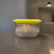 Tupperware Kristalin Serisi Sarı Saklama Kabı Büyük Set