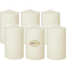 Depposite Bar Mum 6'lı Paket Krem 8 cm