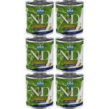 N&D Prime Kuzu ve Yabanmersinli Tahılsız Yetişkin Köpek Konservesi 285 gr x 6 Adet