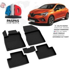 RK Carshop Renault Clio 5 Ferrous 4d Havuzlu Kauçuk Paspas 2019 ve Üstü