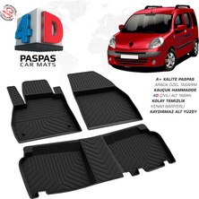 RK Carshop Renault Kangoo Ferrous 4d Havuzlu Kauçuk Paspas 2008 ve Üstü