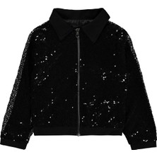 Civil Girls Kız Çocuk Ceket 6-9 Yaş Siyah